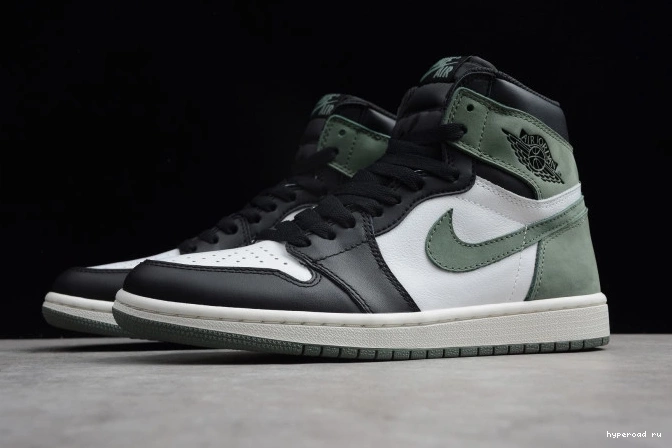 OG Clay High Green Retro 1 Jordan 555088-135 Air 0705